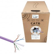 Cat6 Solid U/UTP LSZH Purple 305M