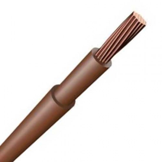 Double Insulated Tails 25mm Flexi 19 Strand Brown