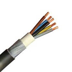 SWA Cable 1m 5 Core 1.5mm Black