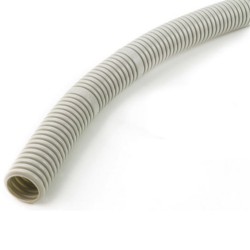 Flexible Plastic Conduit 20mm Grey 1M