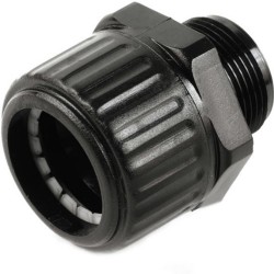 Flexible Plastic Conduit Gland 20mm Black