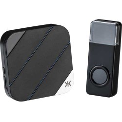 MLA Wireless Plug In Door Chime Black
