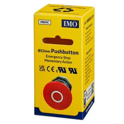 IMO Pushbutton Red 40mm Emergency O