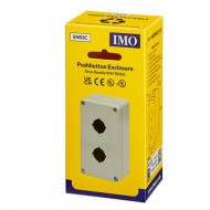 IMO Enclosure Double Button Grey