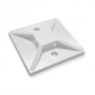 Self Adhesive Cable Tie Base 20mm White