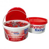 Plug & Screw Tub 400 Red 8 x 1 1/2