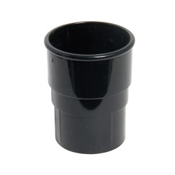 Floplast Downpipe Pipe Coupler Black