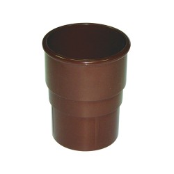Floplast Downpipe Pipe Coupler Brown