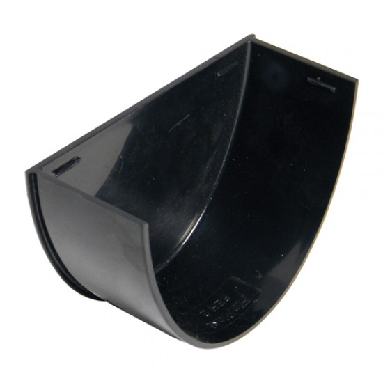 Floplast Hi-Cap Gutter Stop End Internal Black