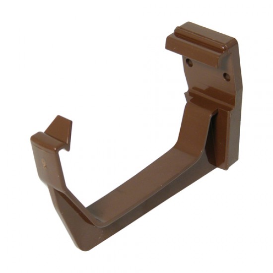 Floplast Square Line Gutter Fascia Bracket Brown
