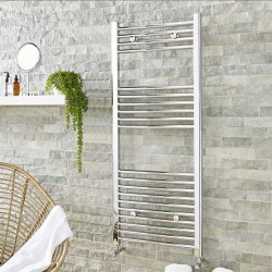 Ladder Rail 500 x 1000mm Chrome