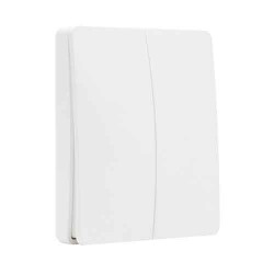 Forum 2 Channel Kinetic Wall Switch White
