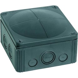 Wiska Combi Box IP66 140mm Square Black