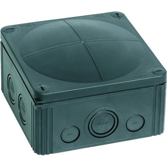 Wiska Combi Box IP66 140mm Square Black