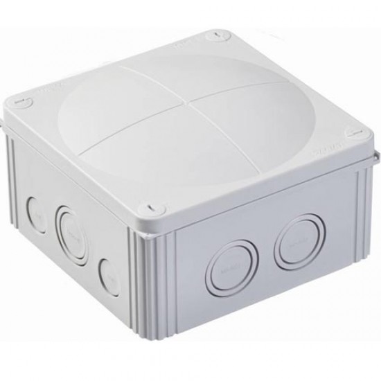 Wiska Combi Box IP66 140mm Square Grey