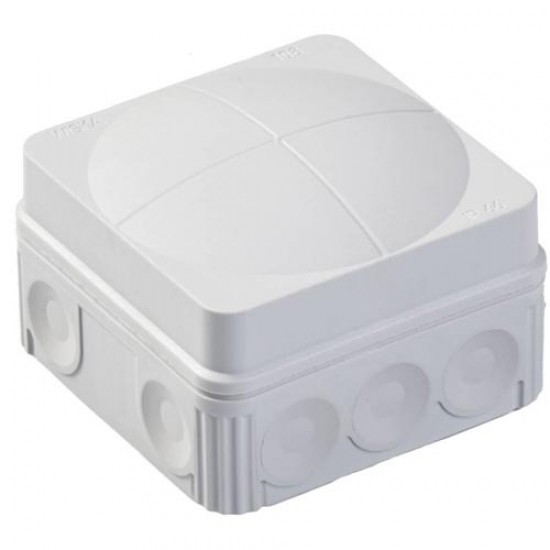 Wiska Combi Box IP66 76mm Square Grey