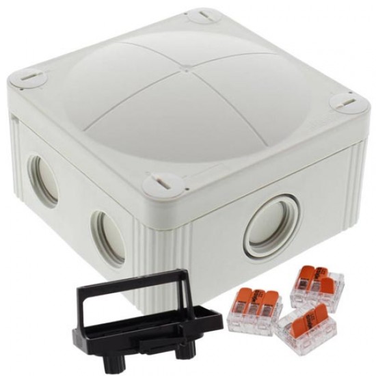 Wiska Combi Box IP66 95mm Square Grey