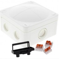 Wiska Combi Box IP66 95mm Square White