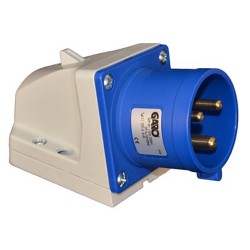 Industrial Wall Inlet Blue 240V 32Amp