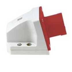 Industrial Wall Inlet Red 415V 32Amp 5Pin