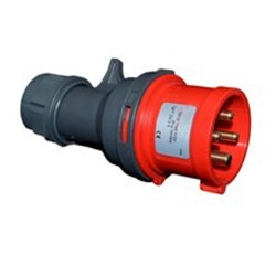 Industrial Plug Red 415V 16Amp 4Pin