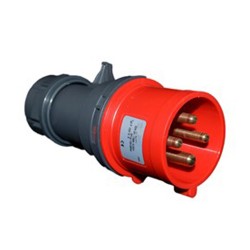 Industrial Plug Red 415V 32Amp 4Pin