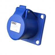 Industrial Panel Socket Blue 240V 16Amp
