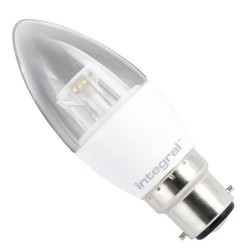 Integral Candle BC 2700K Dimmable 4.9W Clear