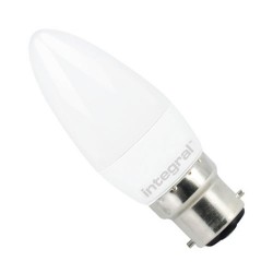 Integral Candle BC 2700K Dimmable 4.9W Frosted
