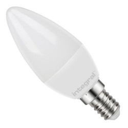 Integral Candle SES 5000K Dimmable 4.9W Frosted