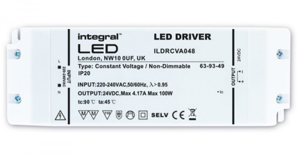 Integral Driver Machine Integral 24V Constant Voltage Driver 100W Non - Di