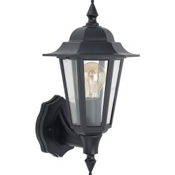 Retro Vintage Lantern Wall Black