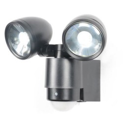 Forum Sirocco PIR Twin Security Spotlight Black