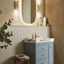 Roper Rhodes Fluted Wall Fitting B/Brass