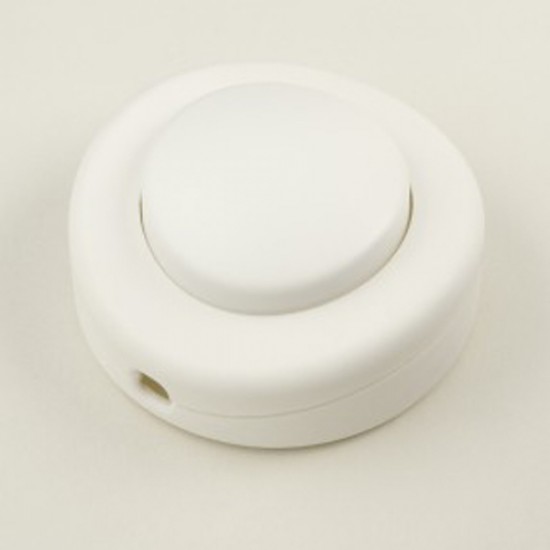 Jeani Circular Foot Switch 2Amp White