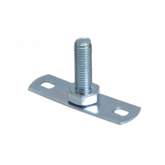 Rubber Lined Clip Back Plate Male
