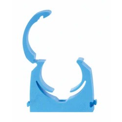 Talon Single Hinged Pipe Clip 19-21mm Blue