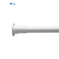 Croydex Telescopic Curtain Rail White