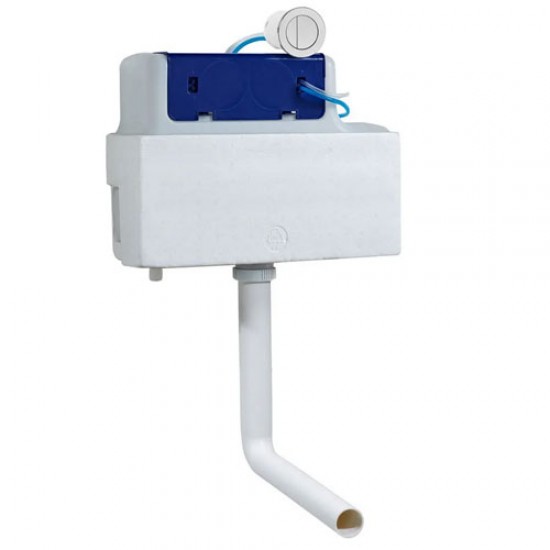 Concealed Dual Flush Cistern 6L inc button Comfort