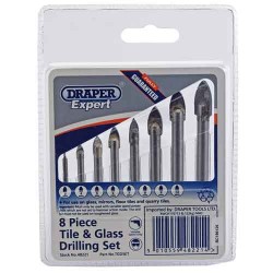 Draper Tile and Glass Drilling Set 8 Piece