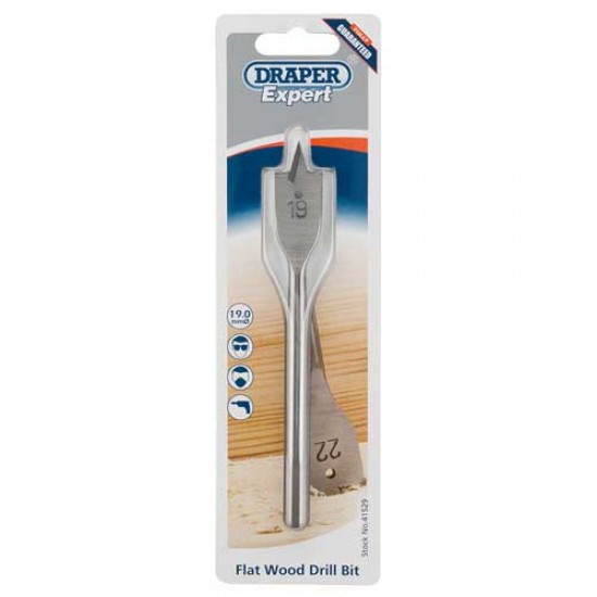 Draper Flat Wood Bit 19mm