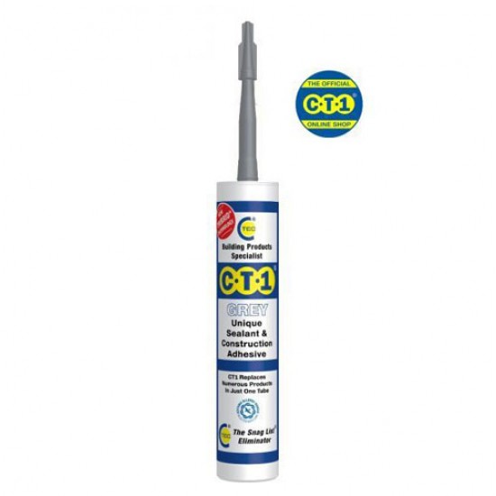 Ctec CT1 Sealant and Adhesive 290ml Grey