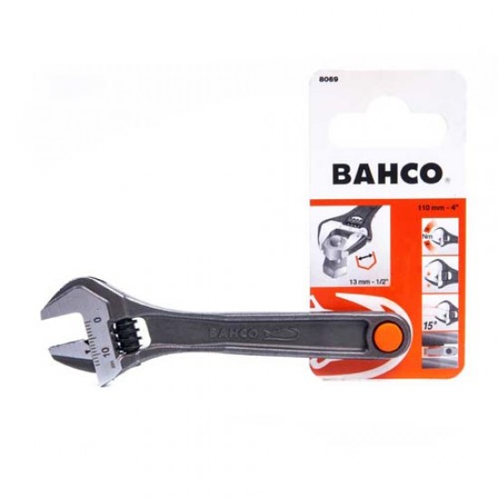 Bahco Adjustable Wrench 4 Inch