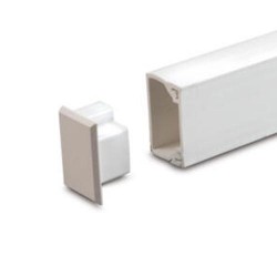 Univolt PVC Mini Trunking Stop End 16 x 16