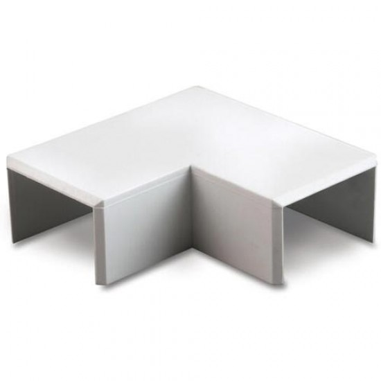 Univolt PVC Mini Trunking Flat Angle 25 x 16