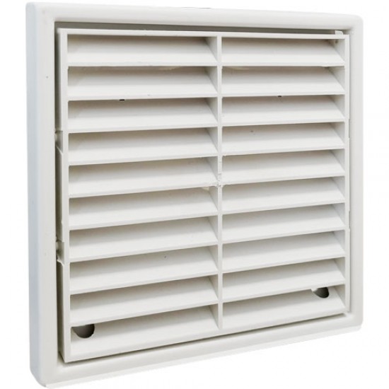 Fixed Grille Dual Fix White 100mm