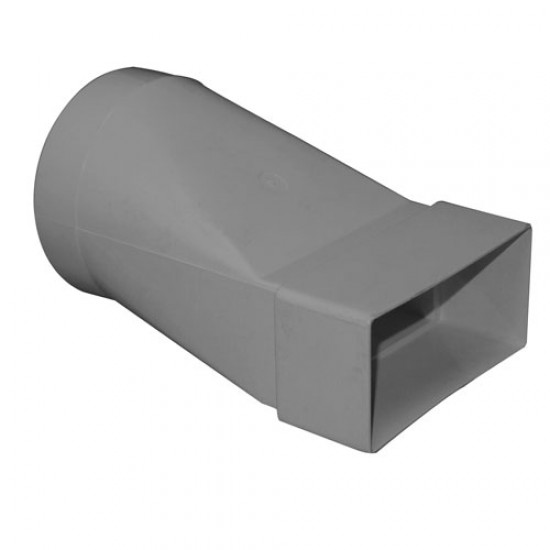 Flat To Round Coupler 204 x 60mm - 125mm (5