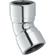 McAlpine Chrome 35mm 45Dg Elbow