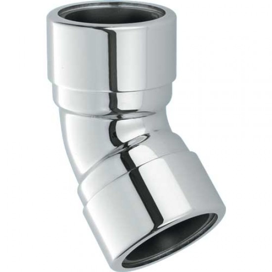 McAlpine Chrome 35mm 45Dg Elbow