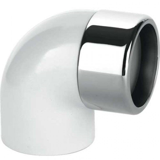 McAlpine Chrome Elbow To Solvent 32/35mm